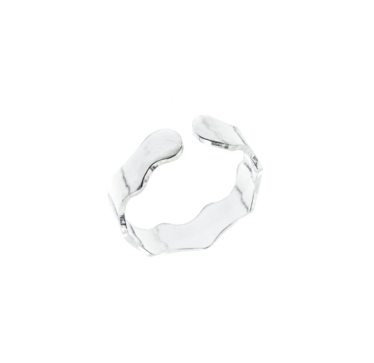 Anillo liso pie