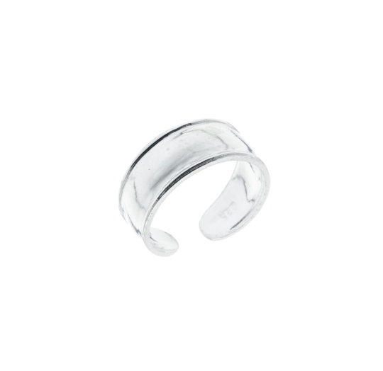 Anillo liso pie