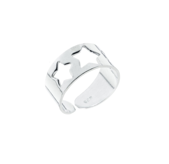 Anillo liso pie