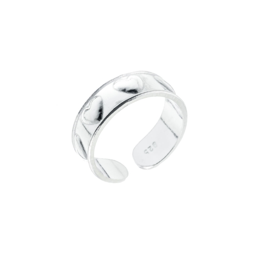 Anillo liso pie