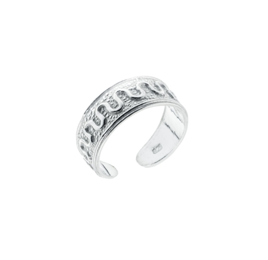 Anillo liso pie
