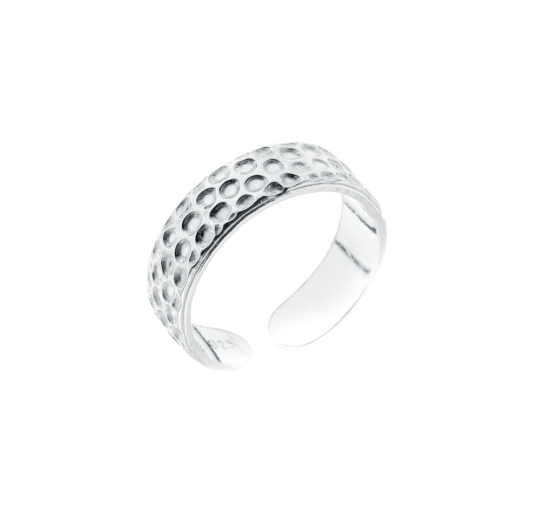 Anillo liso pie