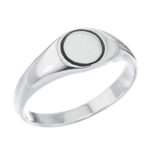 Anillo liso liviano