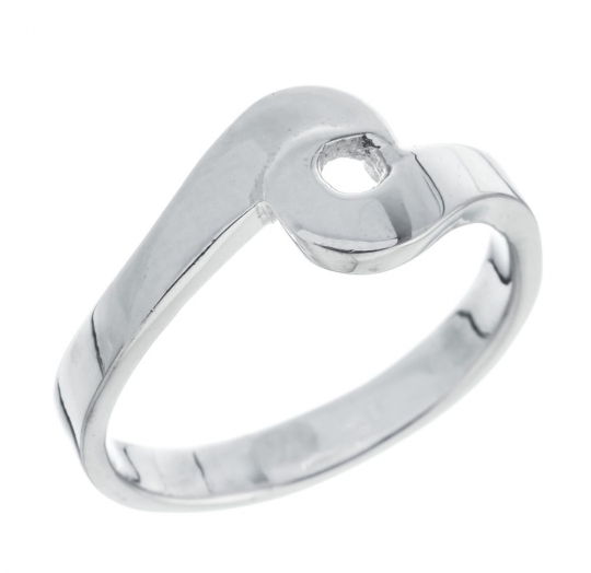 Anillo liso liviano