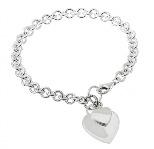 Pulsera plata lisa