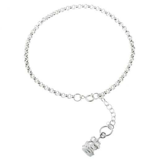 Pulsera plata lisa