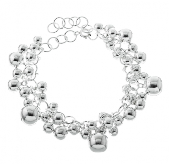 Pulsera plata lisa