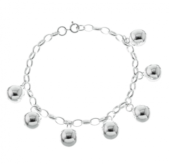 Pulsera plata lisa