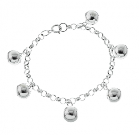 Pulsera plata lisa