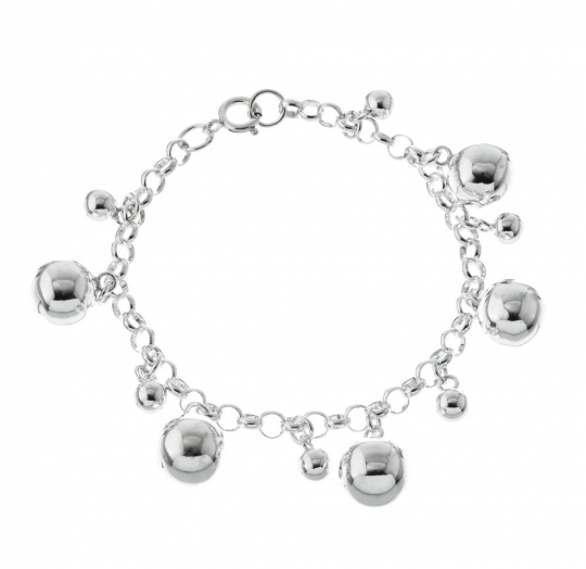 Pulsera plata lisa