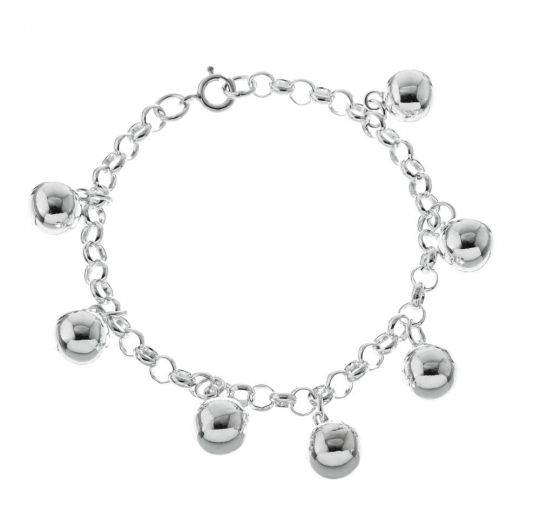 Pulsera plata lisa