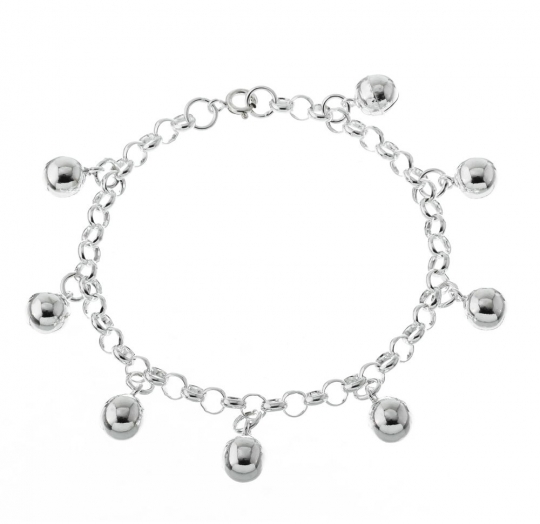 Pulsera plata lisa