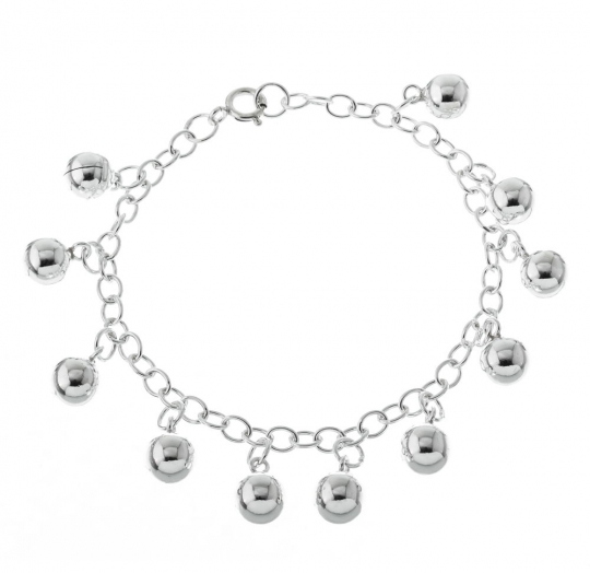 Pulsera plata lisa