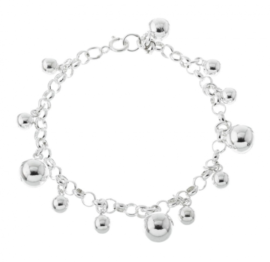 Pulsera plata lisa