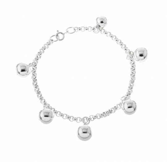 Pulsera plata lisa