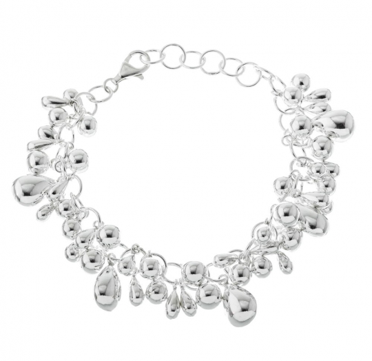 Pulsera plata lisa