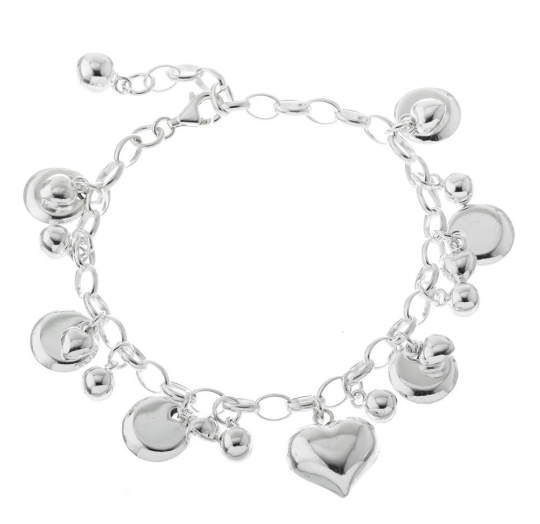 Pulsera plata lisa