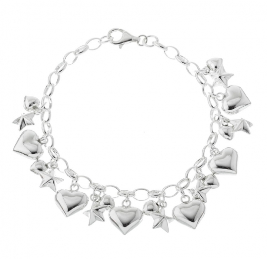 Pulsera plata lisa