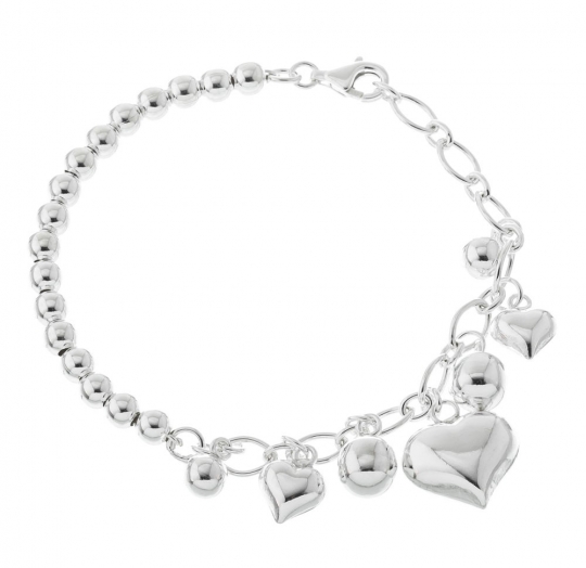 Pulsera plata lisa