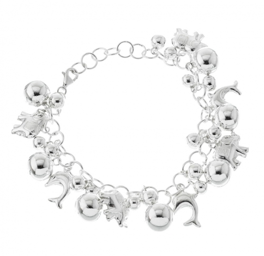 Pulsera plata lisa