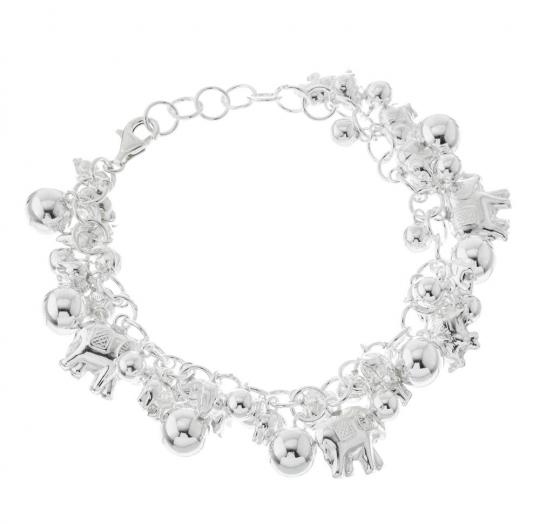 Pulsera plata lisa