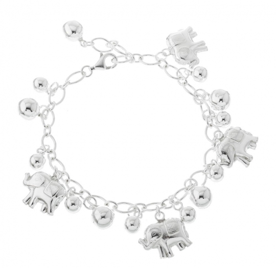 Pulsera plata lisa