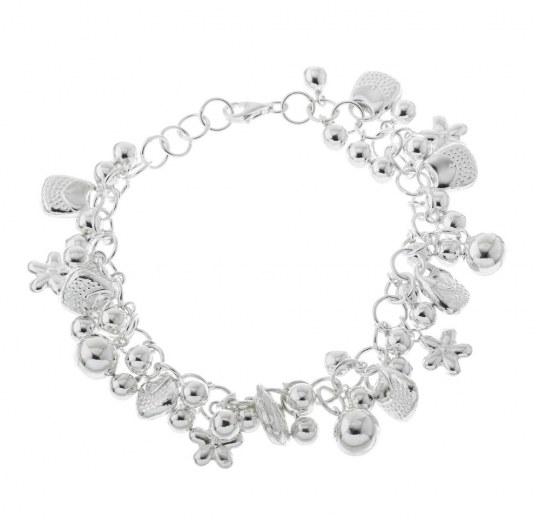 Pulsera plata lisa