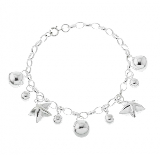 Pulsera plata lisa