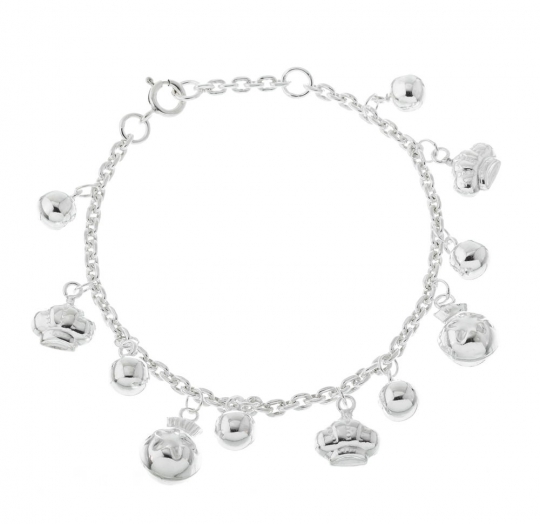 Pulsera plata lisa