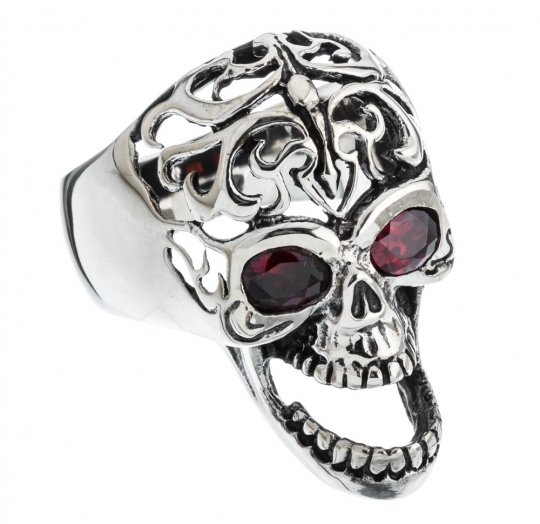 Anillo calavera