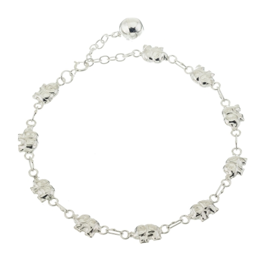 Pulsera plata lisa