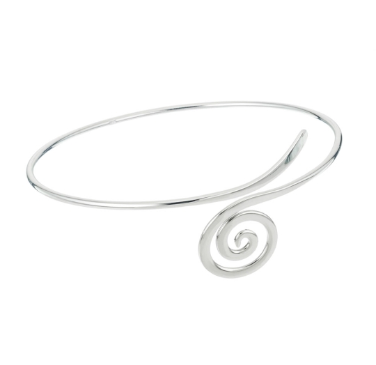 Brazalete plata lisa