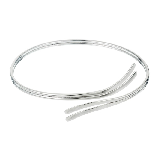 Brazalete plata lisa