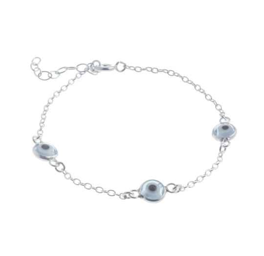 Pulsera plata lisa