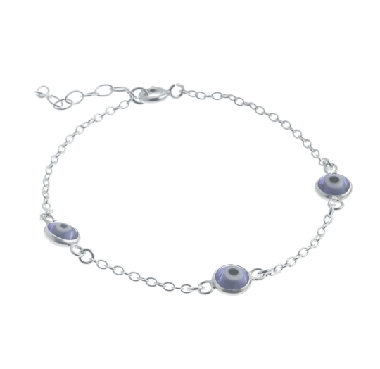 Pulsera plata lisa