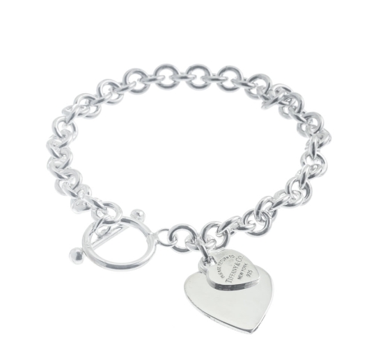 Pulsera plata lisa