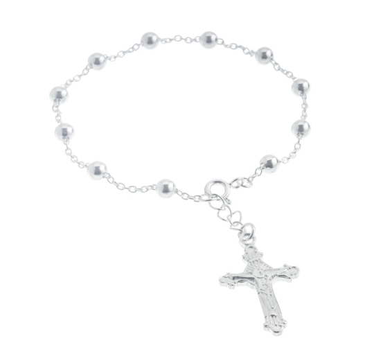 Pulsera plata lisa